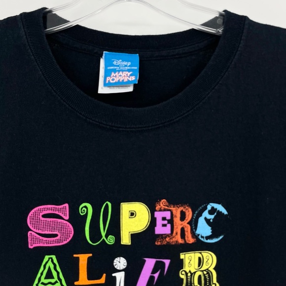 Disney Cameron Mackintosh Mary Poppins Theater Production Cotton Crewneck Tee - Picture 4 of 6